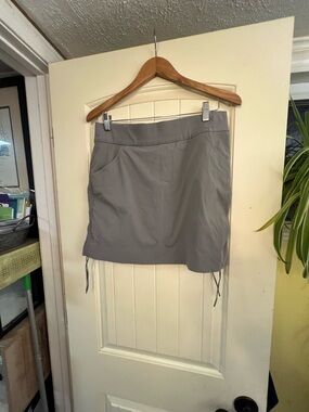 Columbia Grey Outdoor Skort with Drawstring